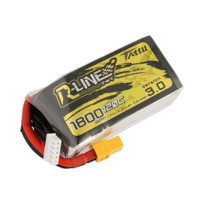 Gens Ace  1800mAh 14.8V  120C 4S1P TATTU RL Version 3.0 Lipo Battery Pack with XT60