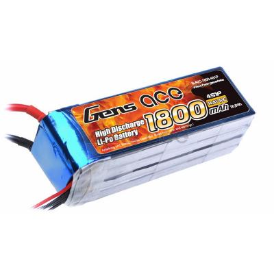 Gens ace  1800mAh 14,8V 40C 4S1P Lipo Battery Pack