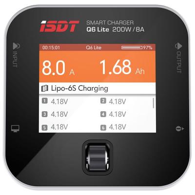 iSDT SMART CHARGER Q6 lite - 200W, 8A, 6S Lipo