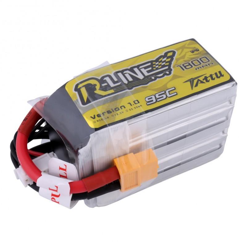 Gens Ace  1800mAh 18.5V 95C 5S1P TATTU Lipo Battery Pack