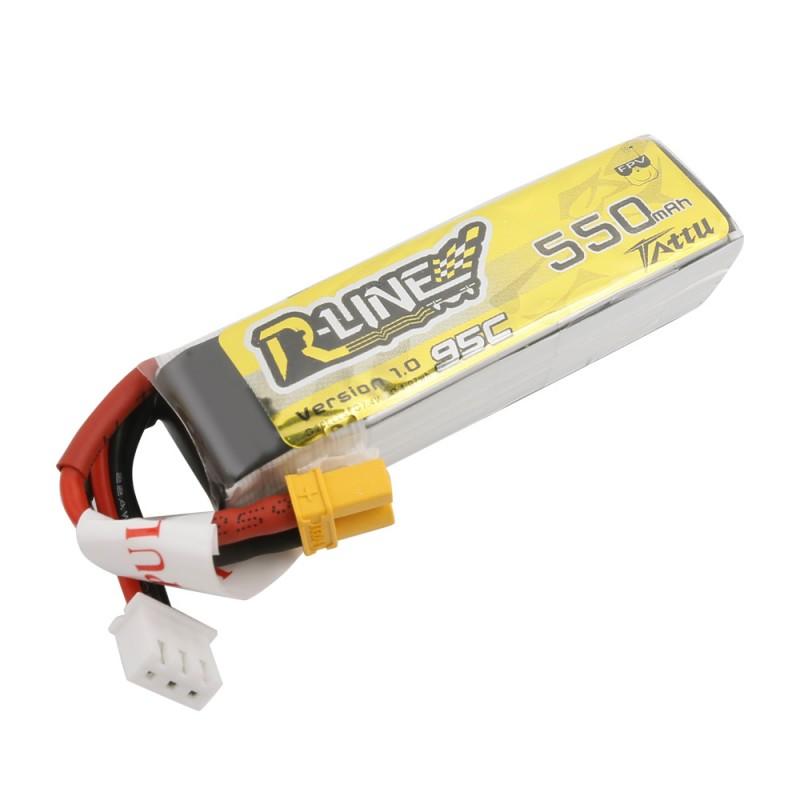 Gens ace   550mAh 7,6V 95C 2S1P TATTU R-Line Lipo Battery Pack